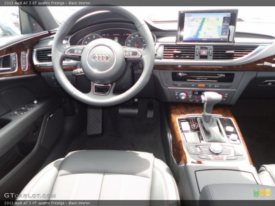 Black Interior Dashboard for the 2013 Audi A7 3.0T quattro Prestige #68492536