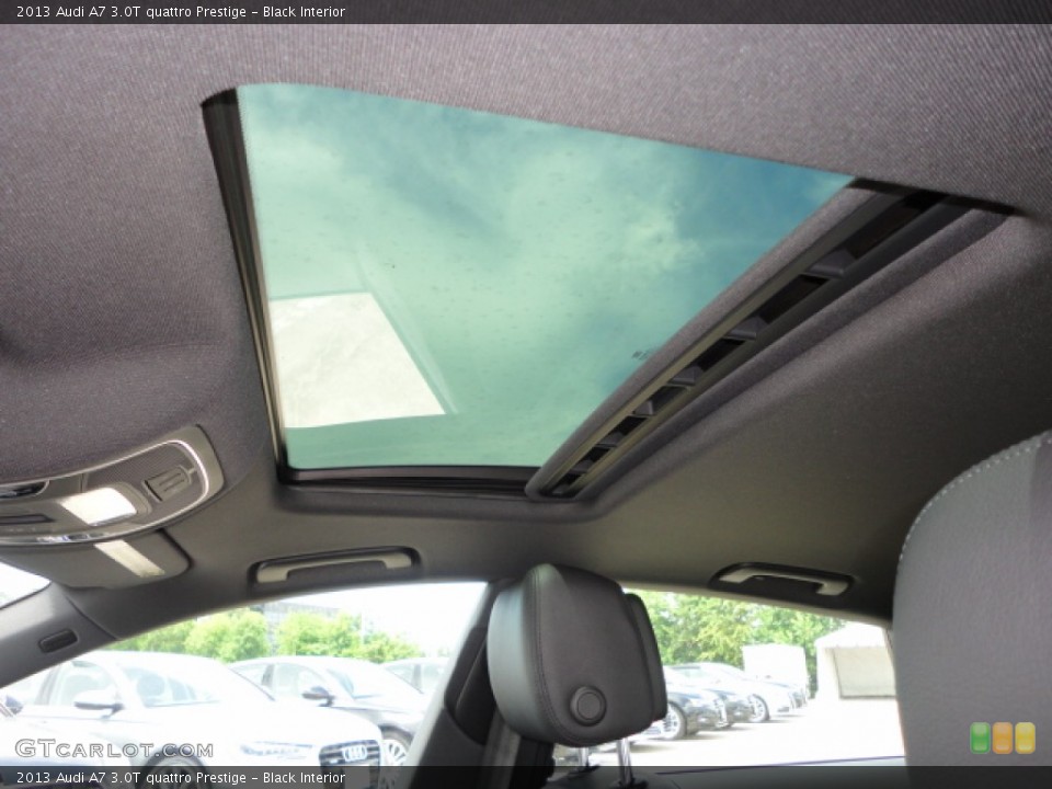 Black Interior Sunroof for the 2013 Audi A7 3.0T quattro Prestige #68492545