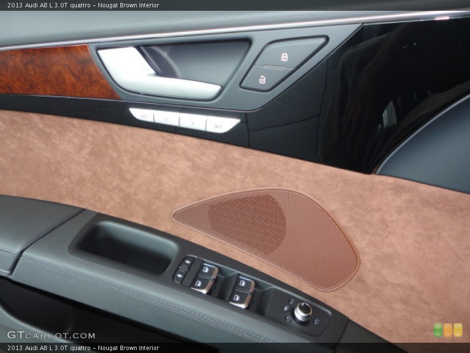 Nougat Brown Interior Controls for the 2013 Audi A8 L 3.0T quattro #68492632
