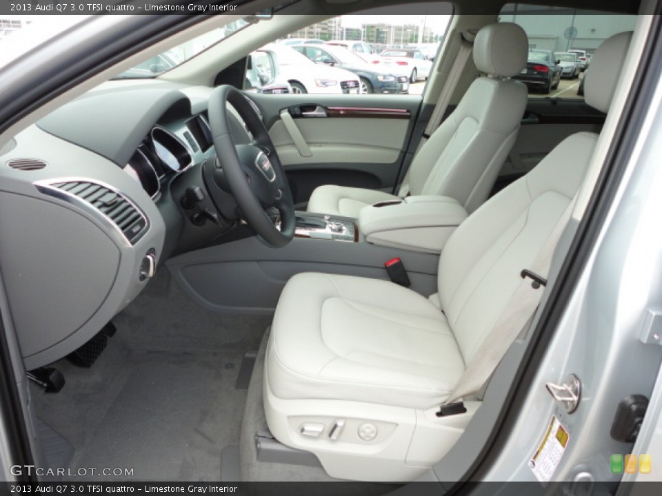 Limestone Gray Interior Photo for the 2013 Audi Q7 3.0 TFSI quattro #68492707