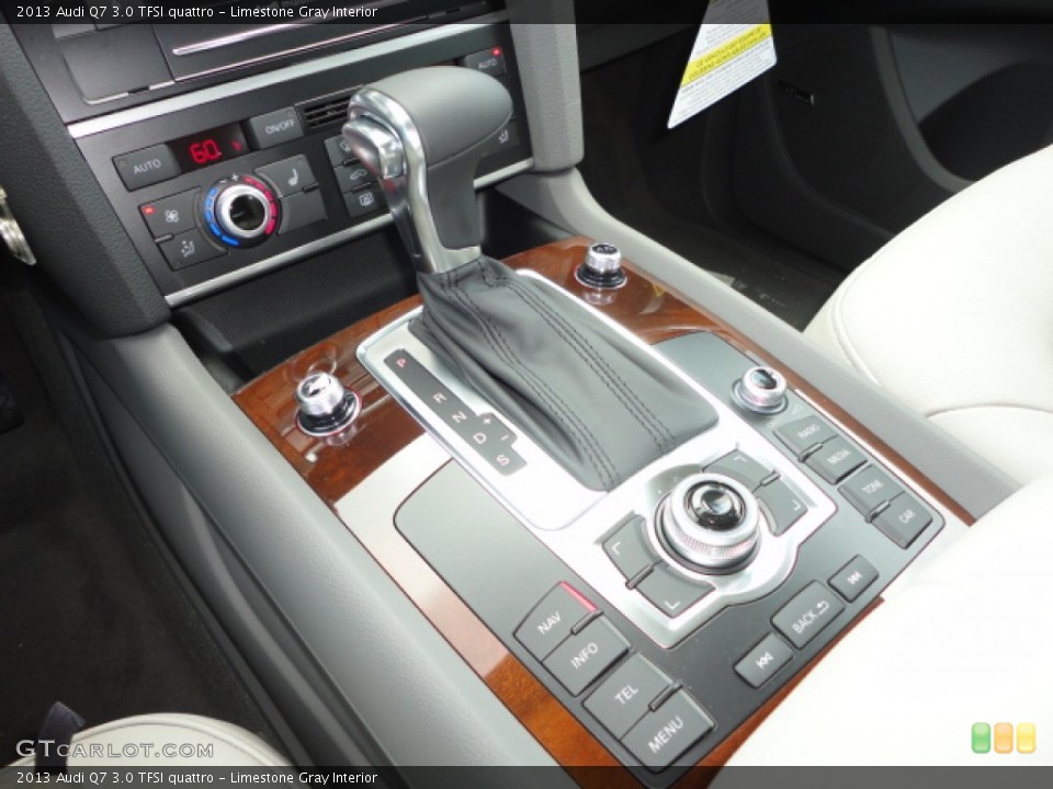 Limestone Gray Interior Transmission for the 2013 Audi Q7 3.0 TFSI quattro #68492743