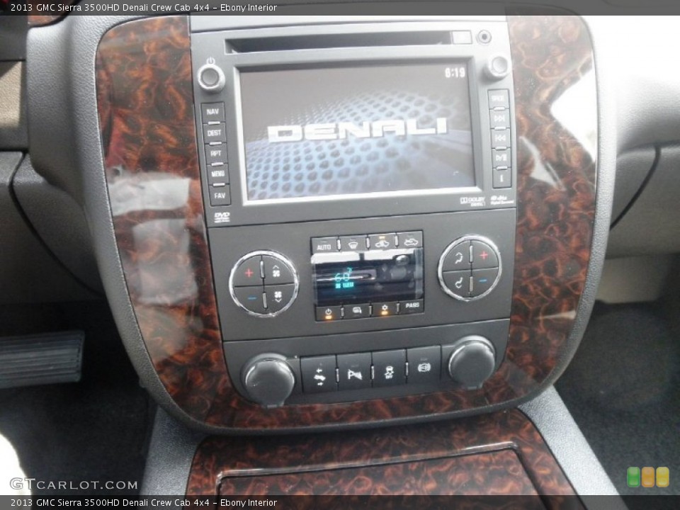 Ebony Interior Controls for the 2013 GMC Sierra 3500HD Denali Crew Cab 4x4 #68492879