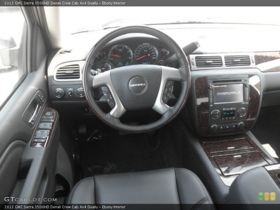 Ebony Interior Dashboard for the 2013 GMC Sierra 3500HD Denali Crew Cab 4x4 Dually #68493391