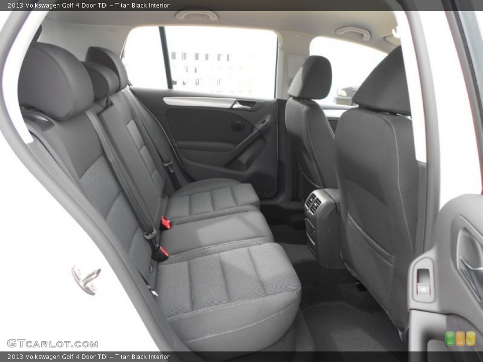 Titan Black Interior Photo for the 2013 Volkswagen Golf 4 Door TDI #68494438