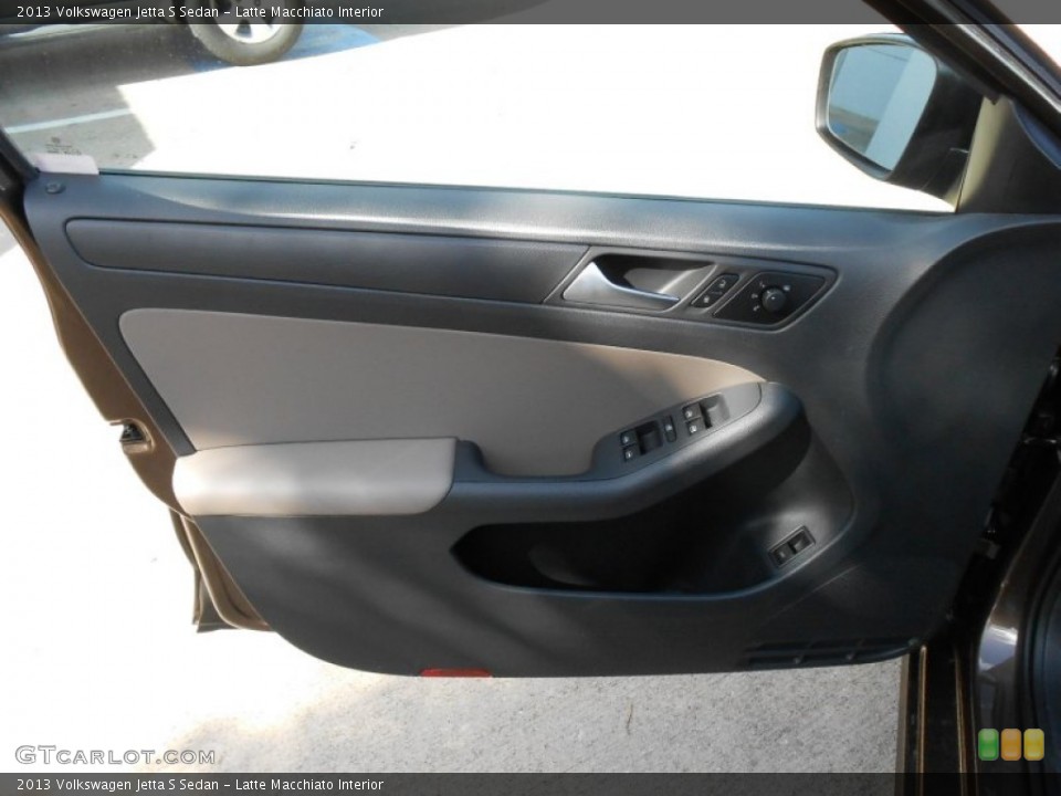 Latte Macchiato Interior Door Panel for the 2013 Volkswagen Jetta S Sedan #68494613