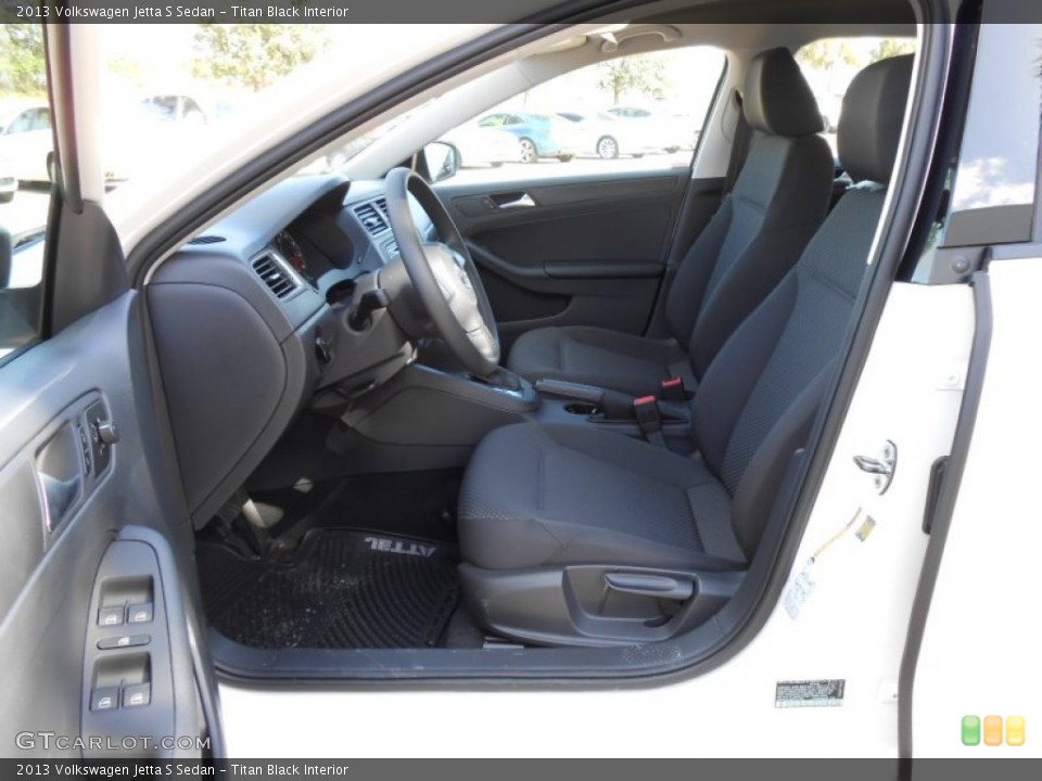 Titan Black Interior Photo for the 2013 Volkswagen Jetta S Sedan #68494834