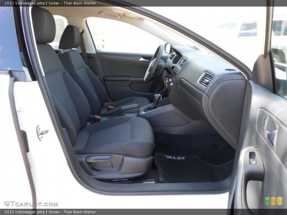 Titan Black Interior Photo for the 2013 Volkswagen Jetta S Sedan #68494852