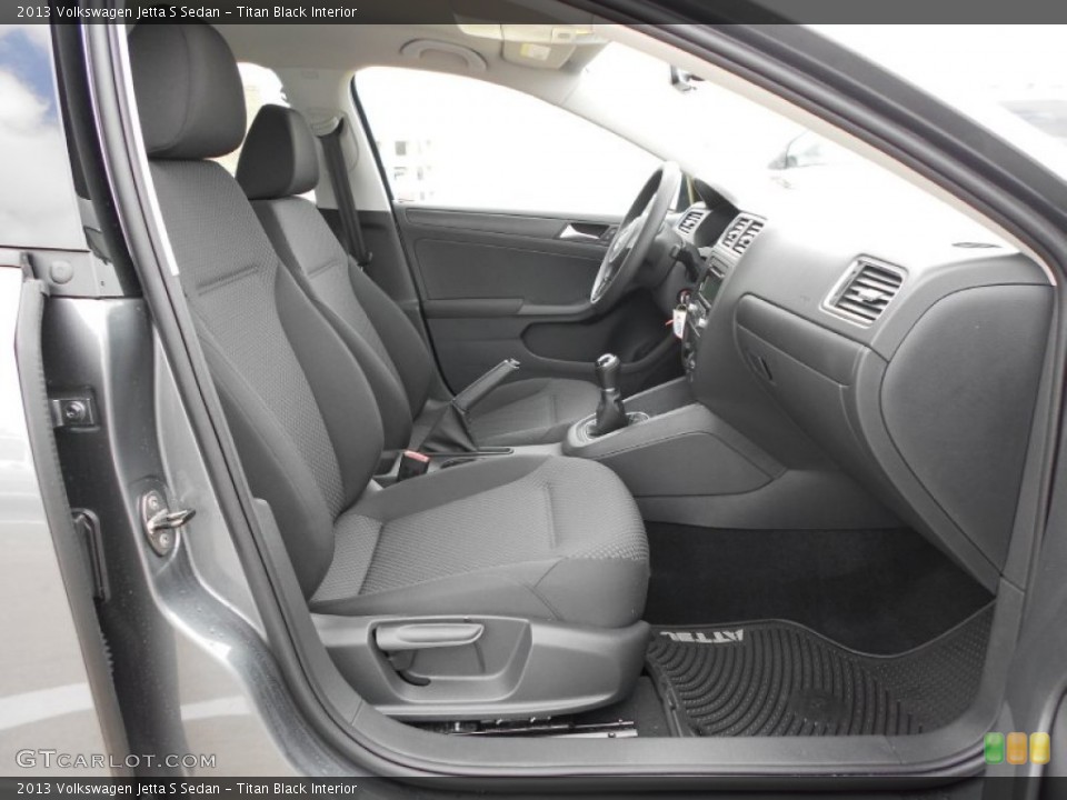 Titan Black Interior Photo for the 2013 Volkswagen Jetta S Sedan #68495119