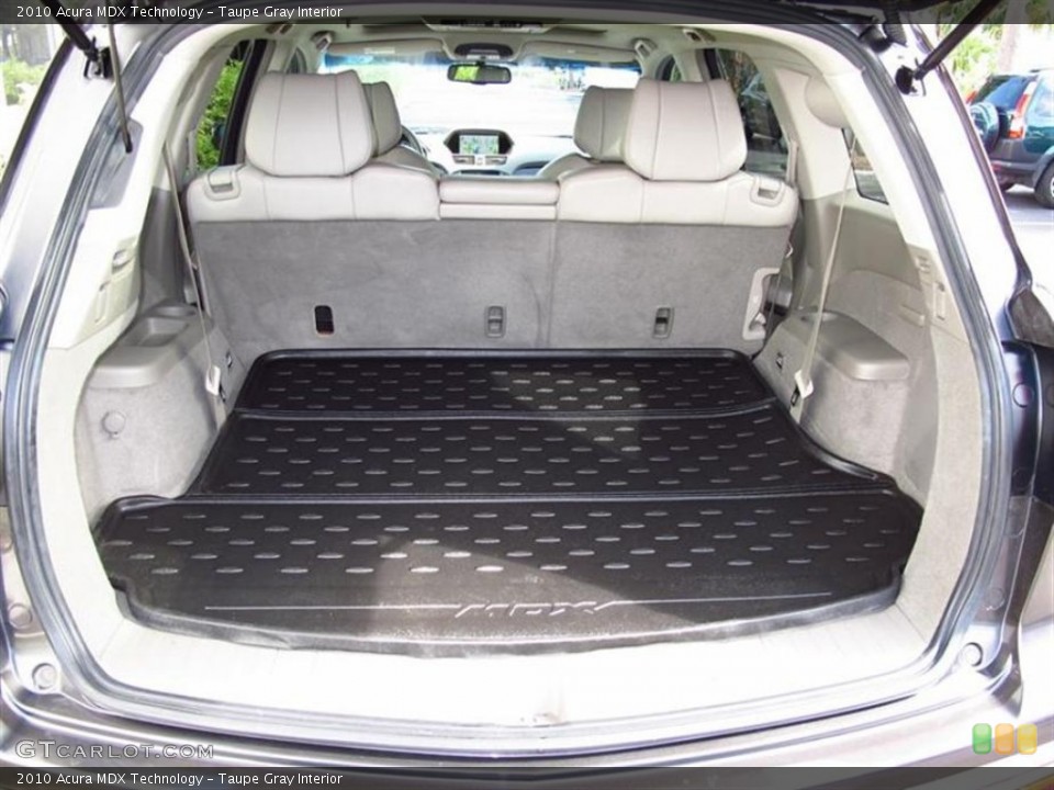 Taupe Gray Interior Trunk for the 2010 Acura MDX Technology #68496157