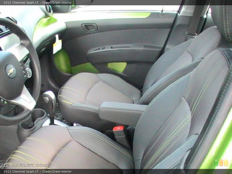 Green/Green Interior Front Seat for the 2013 Chevrolet Spark LT #68498950