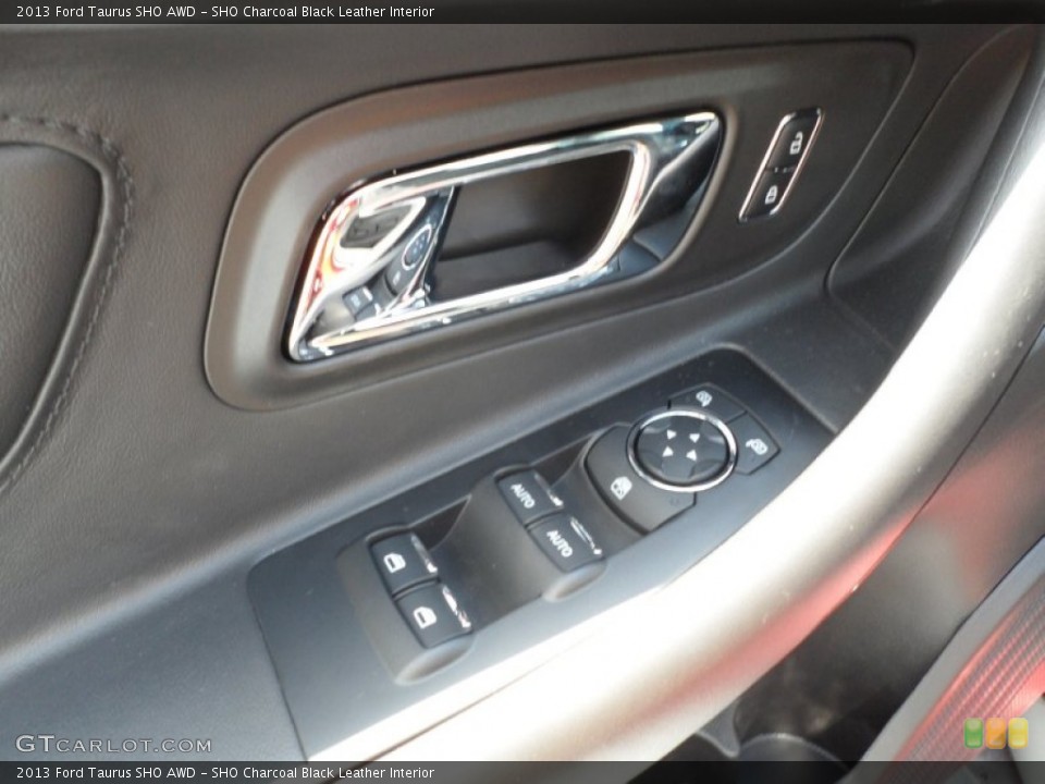 SHO Charcoal Black Leather Interior Controls for the 2013 Ford Taurus SHO AWD #68500693