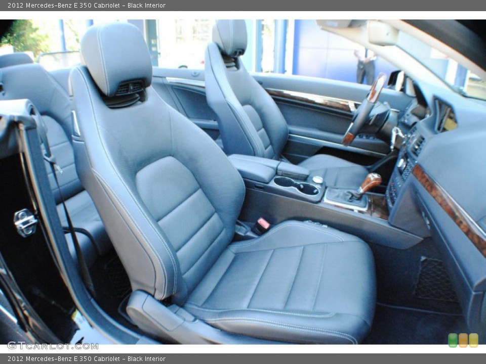 Black Interior Photo for the 2012 Mercedes-Benz E 350 Cabriolet #68508830