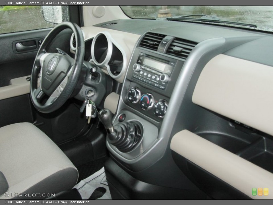 Gray/Black Interior Dashboard for the 2008 Honda Element EX AWD #68508859