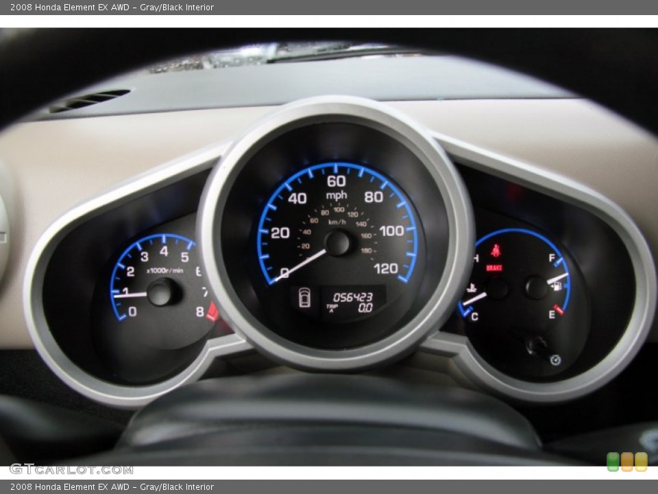 Gray/Black Interior Gauges for the 2008 Honda Element EX AWD #68508922