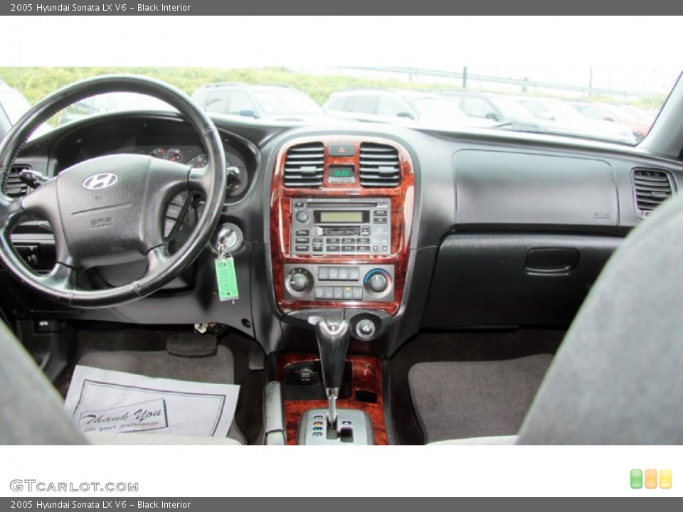 Black Interior Dashboard for the 2005 Hyundai Sonata LX V6 #68509345