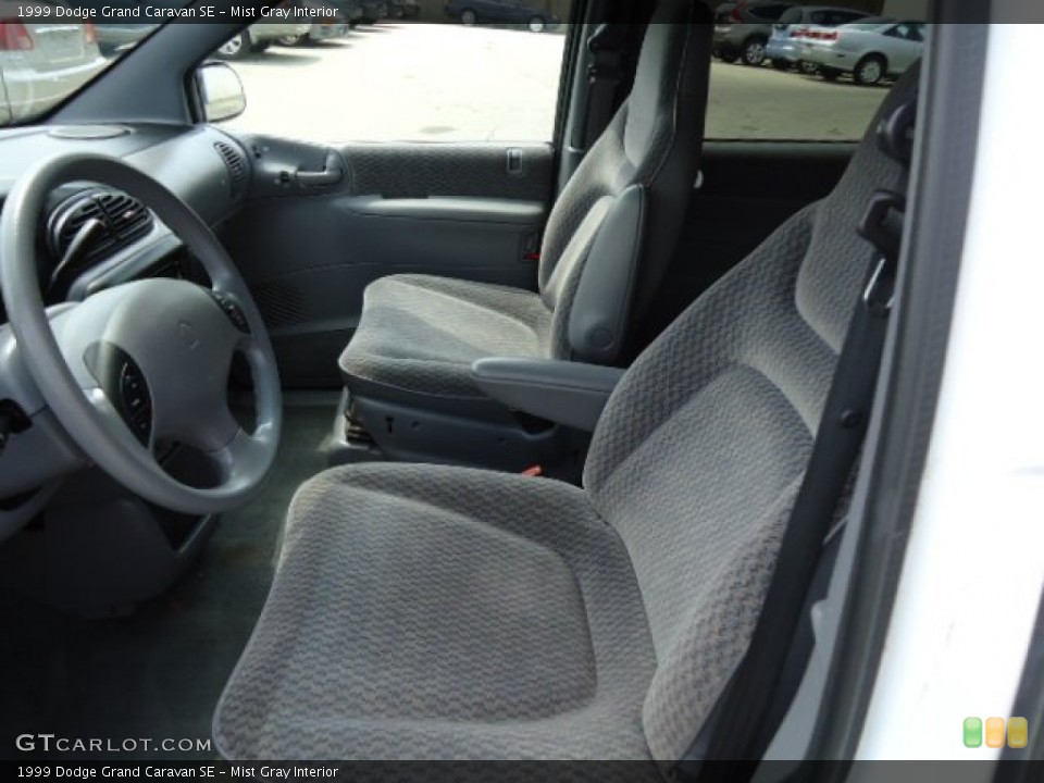 Mist Gray Interior Front Seat for the 1999 Dodge Grand Caravan SE #68509864