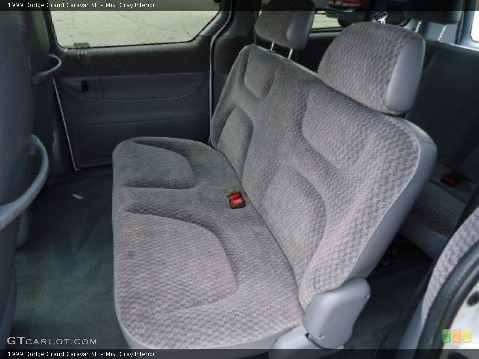 Mist Gray Interior Rear Seat for the 1999 Dodge Grand Caravan SE #68509873