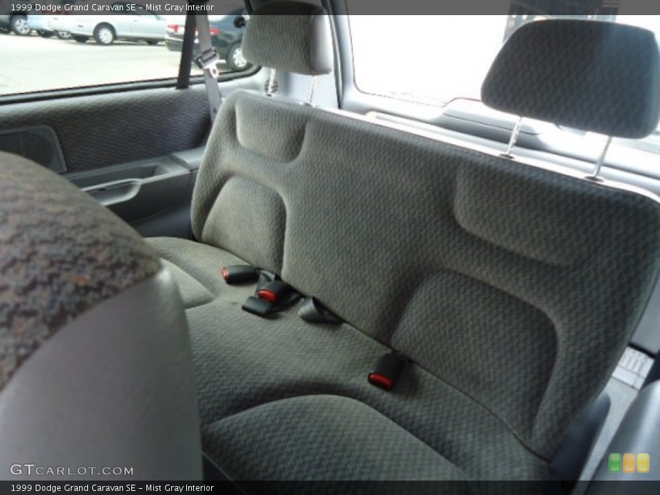 Mist Gray Interior Rear Seat for the 1999 Dodge Grand Caravan SE #68509881