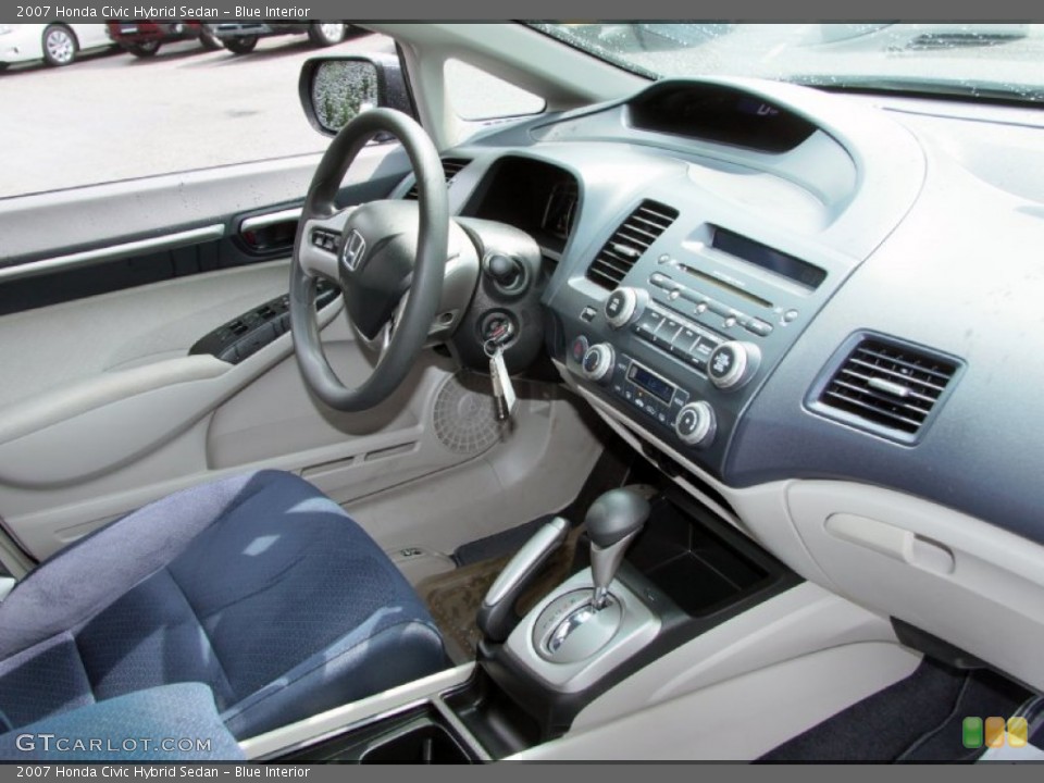 Blue Interior Photo for the 2007 Honda Civic Hybrid Sedan #68510779