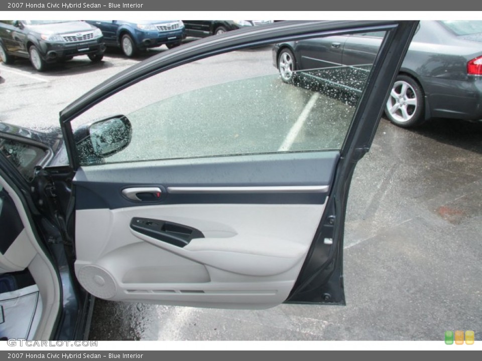 Blue Interior Door Panel for the 2007 Honda Civic Hybrid Sedan #68510953