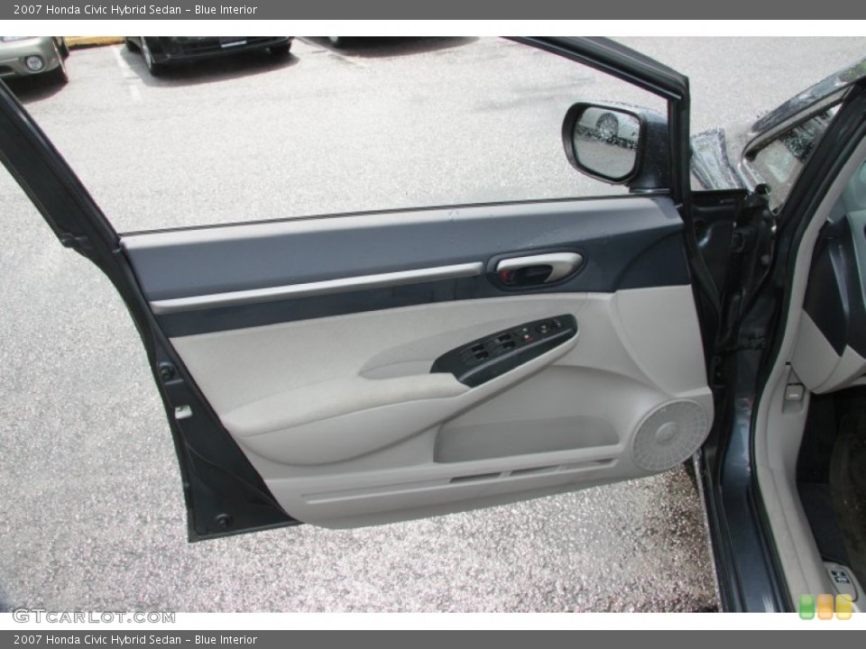 Blue Interior Door Panel for the 2007 Honda Civic Hybrid Sedan #68510962