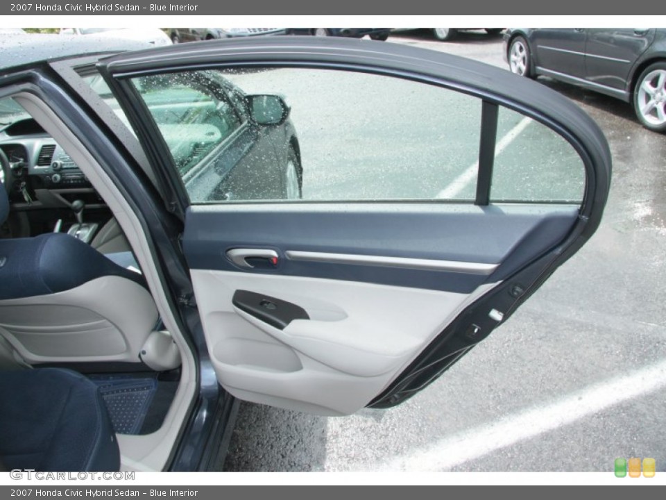 Blue Interior Door Panel for the 2007 Honda Civic Hybrid Sedan #68510971