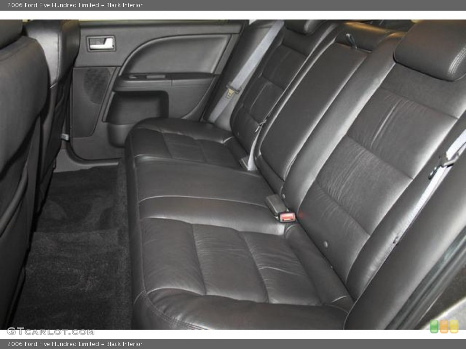 Black Interior Rear Seat for the 2006 Ford Five Hundred Limited #68511778