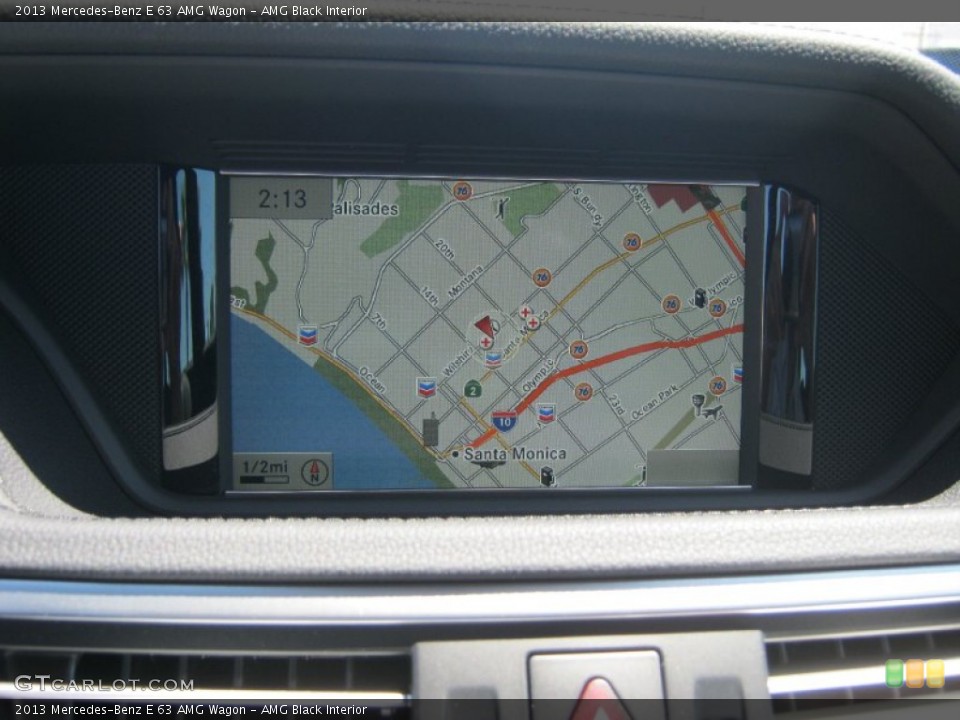AMG Black Interior Navigation for the 2013 Mercedes-Benz E 63 AMG Wagon #68515678