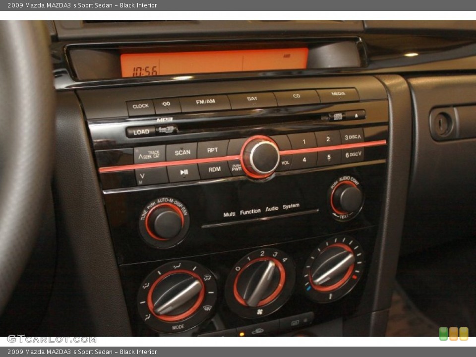 Black Interior Audio System for the 2009 Mazda MAZDA3 s Sport Sedan #68516182