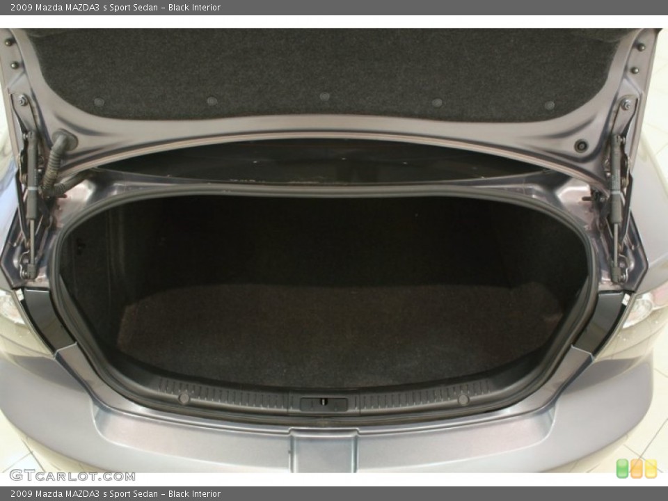Black Interior Trunk for the 2009 Mazda MAZDA3 s Sport Sedan #68516203