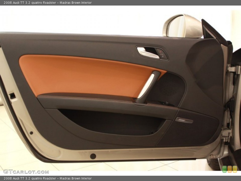 Madras Brown Interior Door Panel for the 2008 Audi TT 3.2 quattro Roadster #68516983