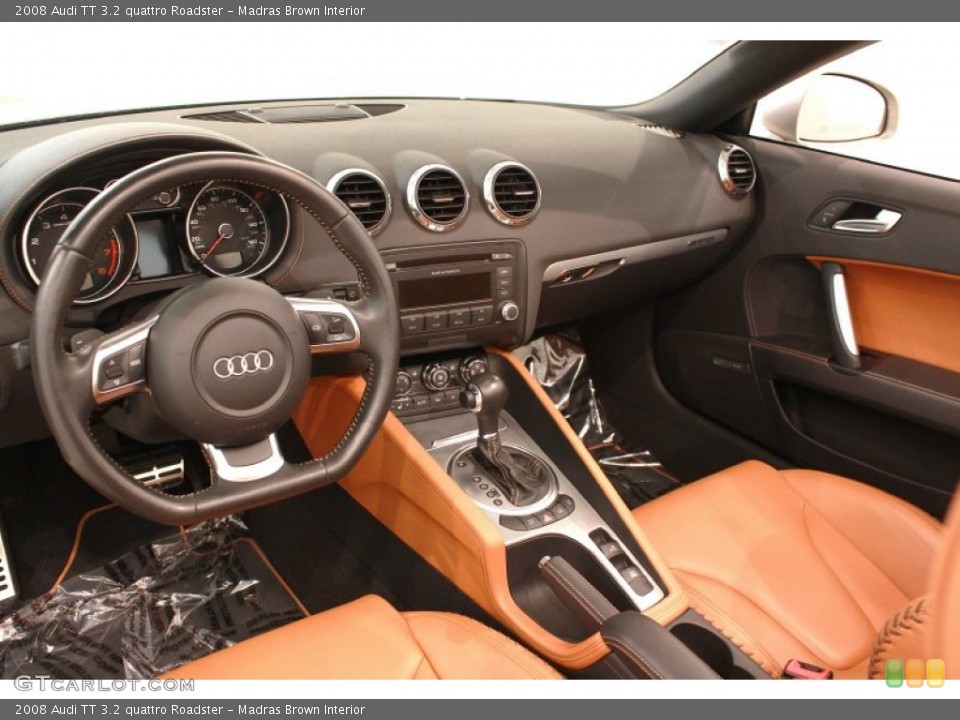 Madras Brown Interior Prime Interior for the 2008 Audi TT 3.2 quattro Roadster #68516989