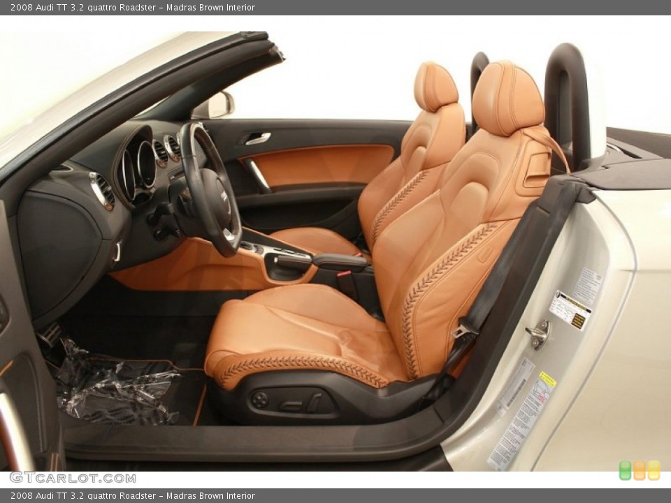 Madras Brown Interior Front Seat for the 2008 Audi TT 3.2 quattro Roadster #68516995