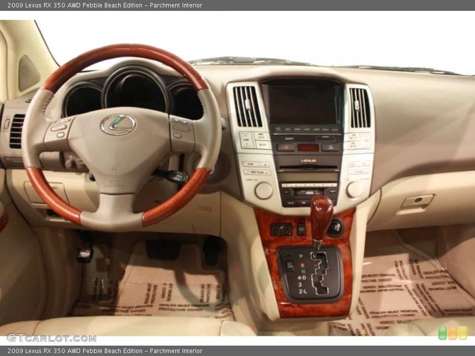 Parchment Interior Dashboard for the 2009 Lexus RX 350 AWD Pebble Beach Edition #68517283