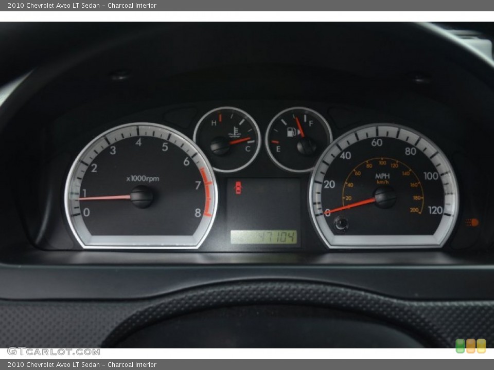 Charcoal Interior Gauges for the 2010 Chevrolet Aveo LT Sedan #68518231