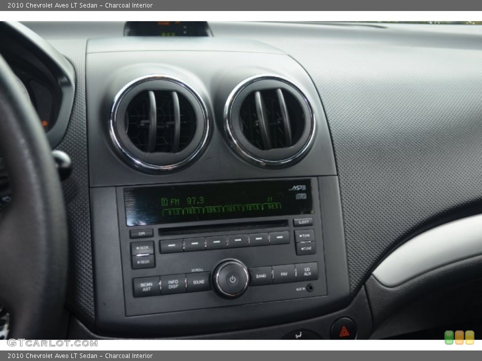 Charcoal Interior Audio System for the 2010 Chevrolet Aveo LT Sedan #68518234