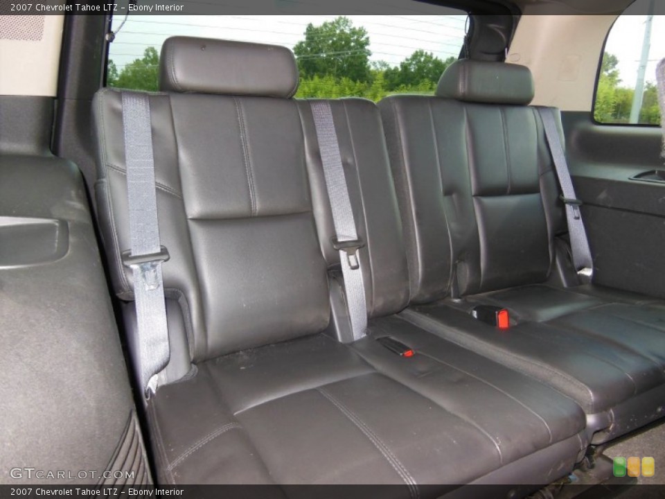 Ebony Interior Rear Seat for the 2007 Chevrolet Tahoe LTZ #68521024