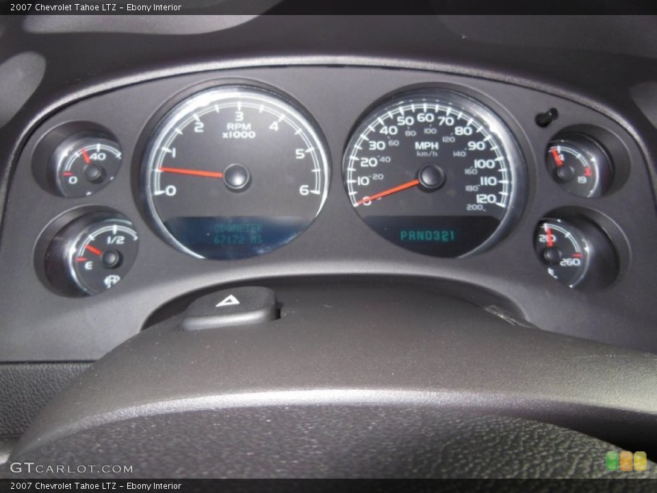 Ebony Interior Gauges for the 2007 Chevrolet Tahoe LTZ #68521054