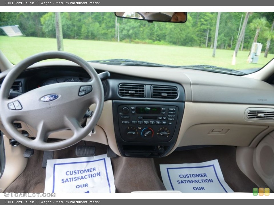 Medium Parchment Interior Dashboard for the 2001 Ford Taurus SE Wagon #68523877