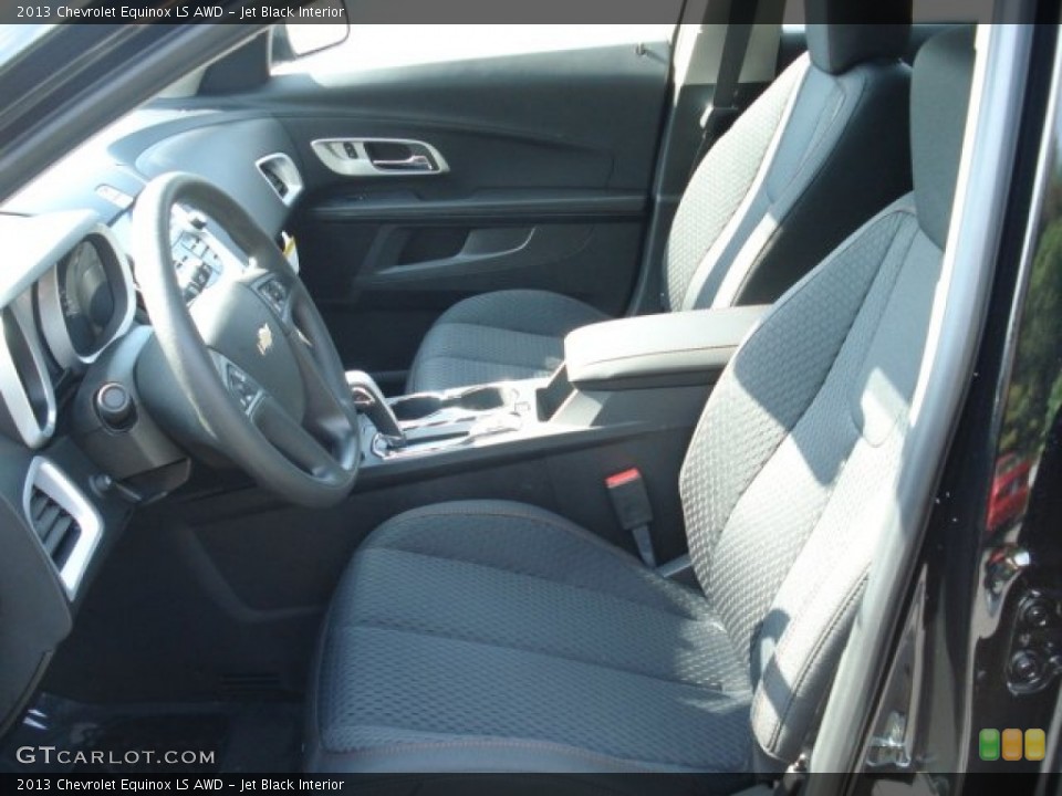 Jet Black Interior Photo for the 2013 Chevrolet Equinox LS AWD #68524033