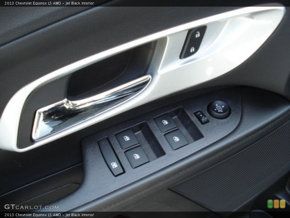 Jet Black Interior Controls for the 2013 Chevrolet Equinox LS AWD #68524063