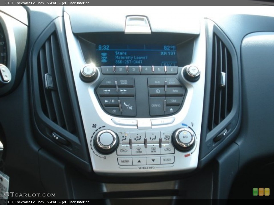 Jet Black Interior Controls for the 2013 Chevrolet Equinox LS AWD #68524072