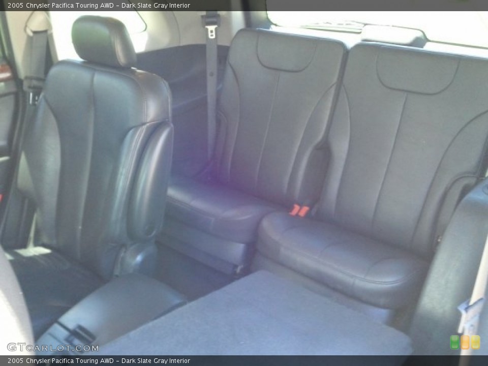 Dark Slate Gray Interior Rear Seat for the 2005 Chrysler Pacifica Touring AWD #68524156