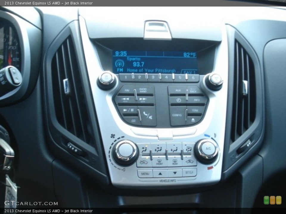 Jet Black Interior Controls for the 2013 Chevrolet Equinox LS AWD #68524234