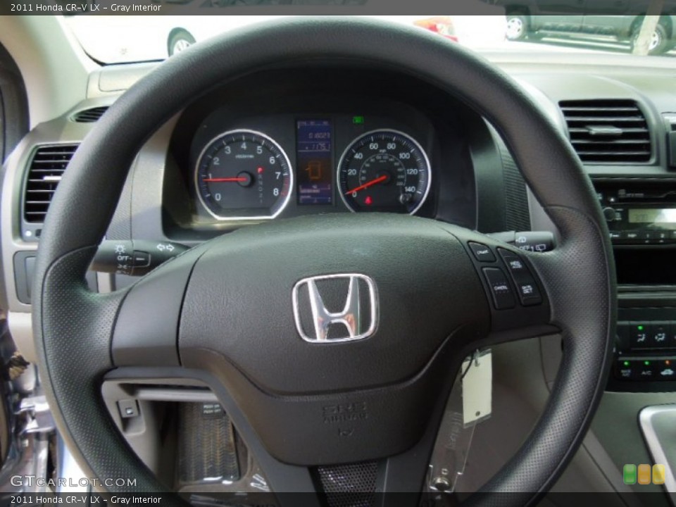 Gray Interior Steering Wheel for the 2011 Honda CR-V LX #68524951