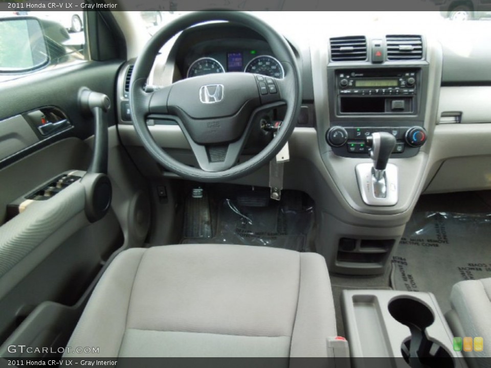 Gray Interior Dashboard for the 2011 Honda CR-V LX #68524981
