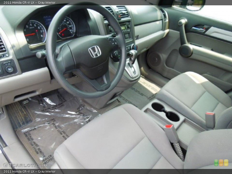 Gray Interior Prime Interior for the 2011 Honda CR-V LX #68525068