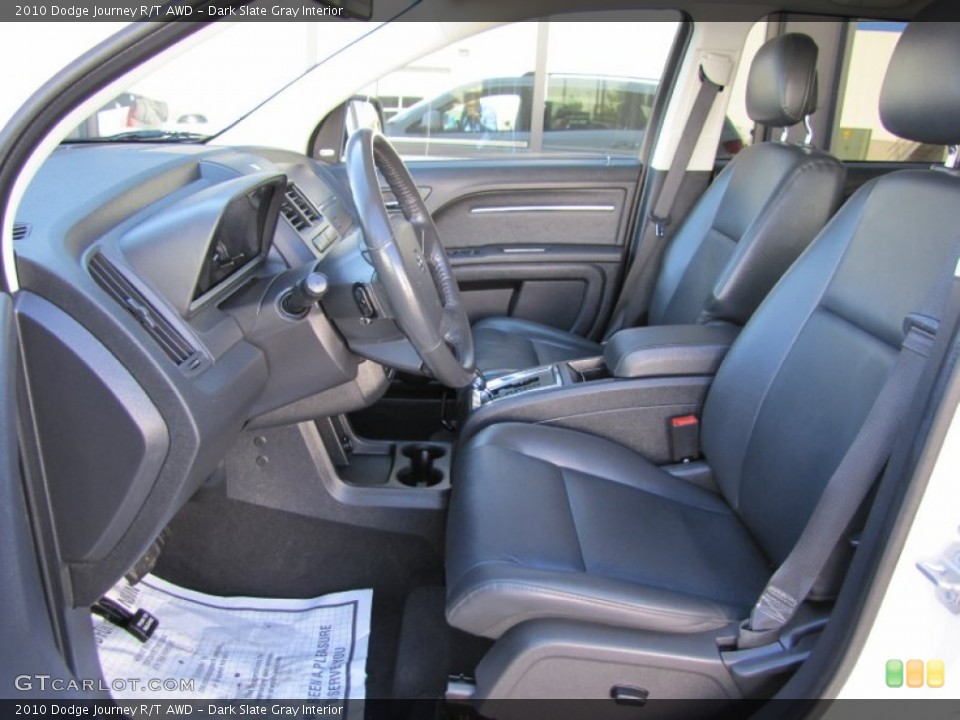 Dark Slate Gray Interior Front Seat for the 2010 Dodge Journey R/T AWD #68526697