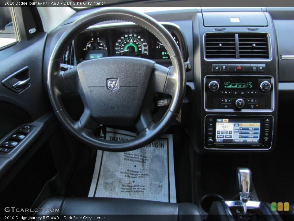 Dark Slate Gray Interior Dashboard for the 2010 Dodge Journey R/T AWD #68526706