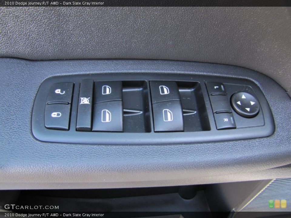 Dark Slate Gray Interior Controls for the 2010 Dodge Journey R/T AWD #68526748